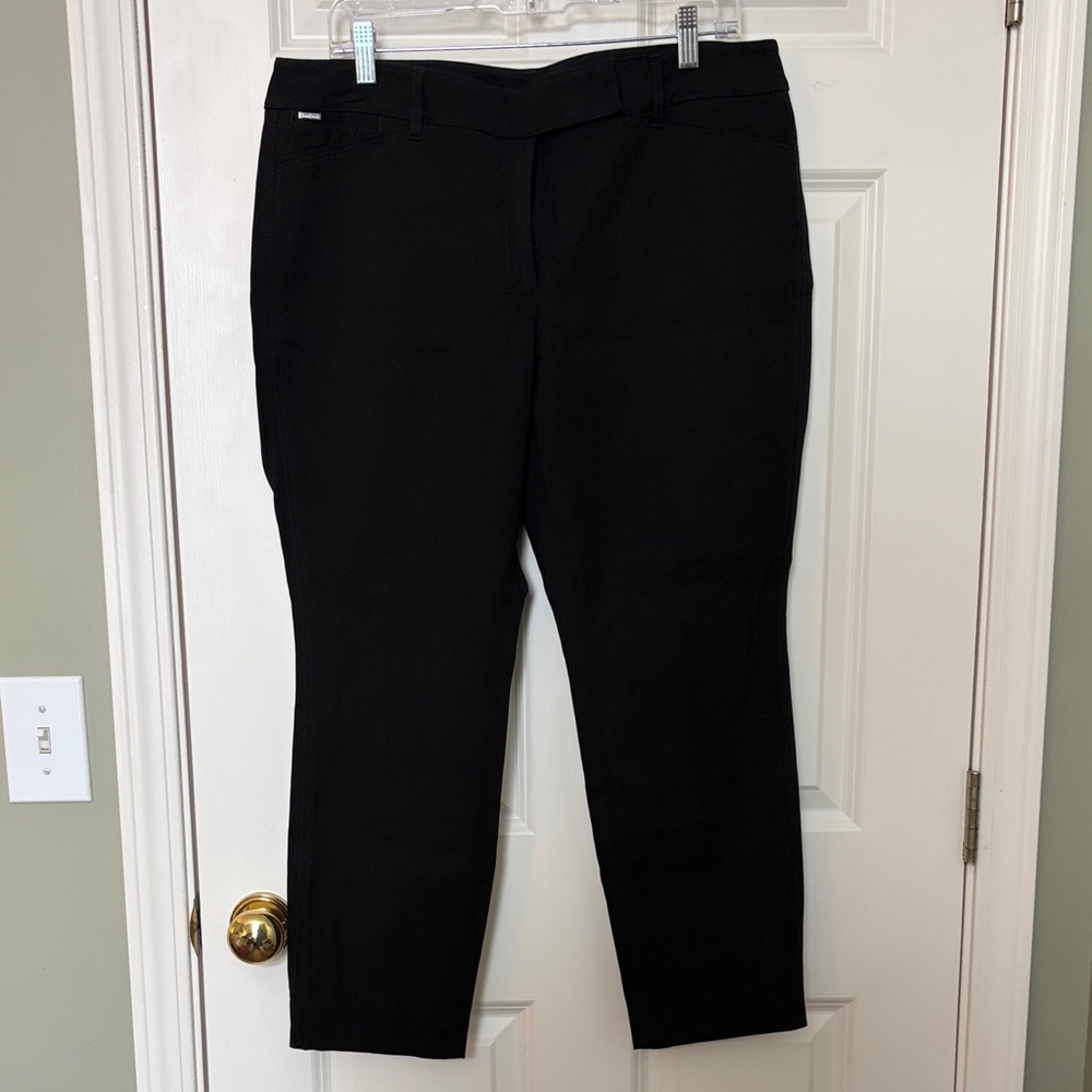 White House Black Market Women's Black Ankle Pants